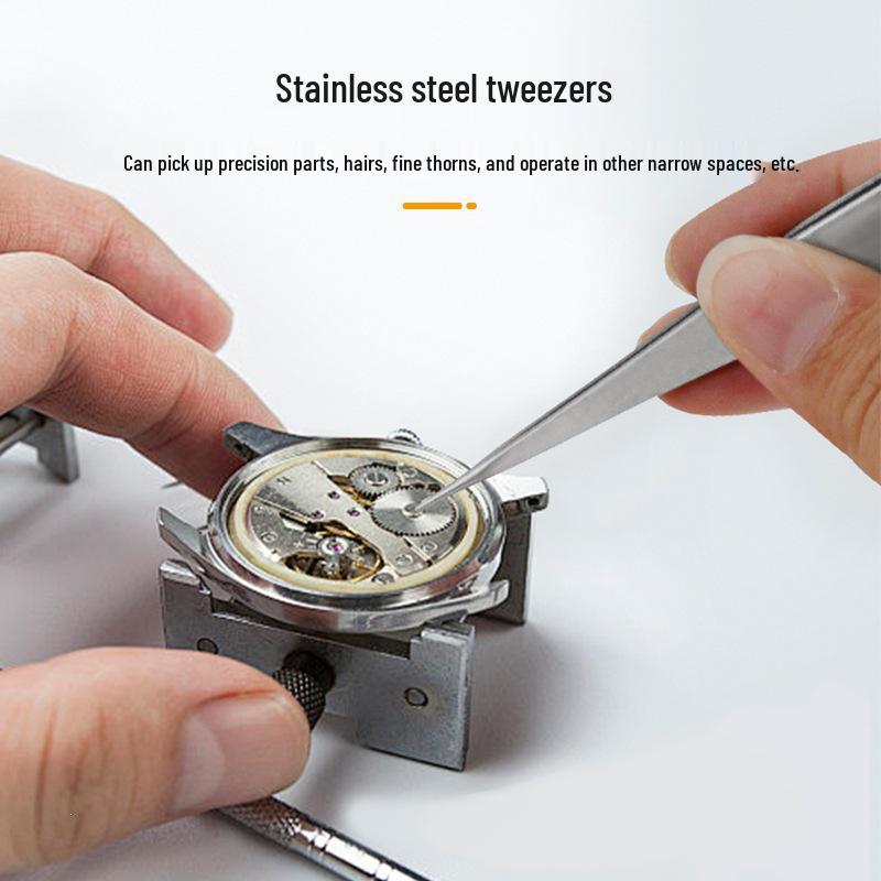 Watch Repair Tool Set: Tweezers, Fixing Tool, Case Opener