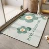 Used Windflower Diatom Mud Floor Mat – Stain-Resistant, Non-Slip, Quick-Dry, Water-Absorbent, Easy Clean Foot Mat for Sink