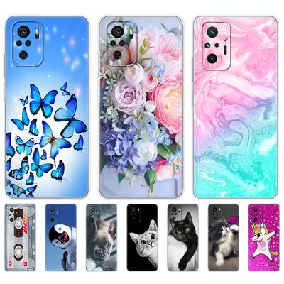 Für Xiaomi Redmi Note 10 10S Hülle 4G 5G Silikon Weiche Tpu Rückseite Auf Redmi Note 10 Pro Globale Telefonabdeckung Note10 S Bumper Etui Funda