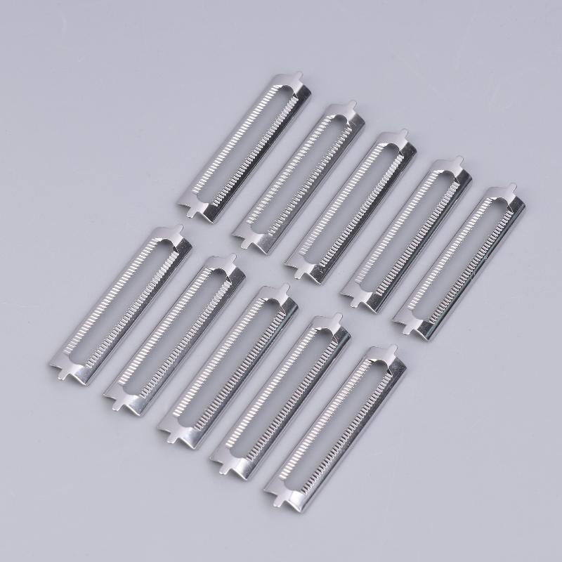 

10Pcs Stainless Steel Peeler Blades Replacement Double Peeler Asparagus Peeler Multifunctional Peeling Tools Kitchen Supplies