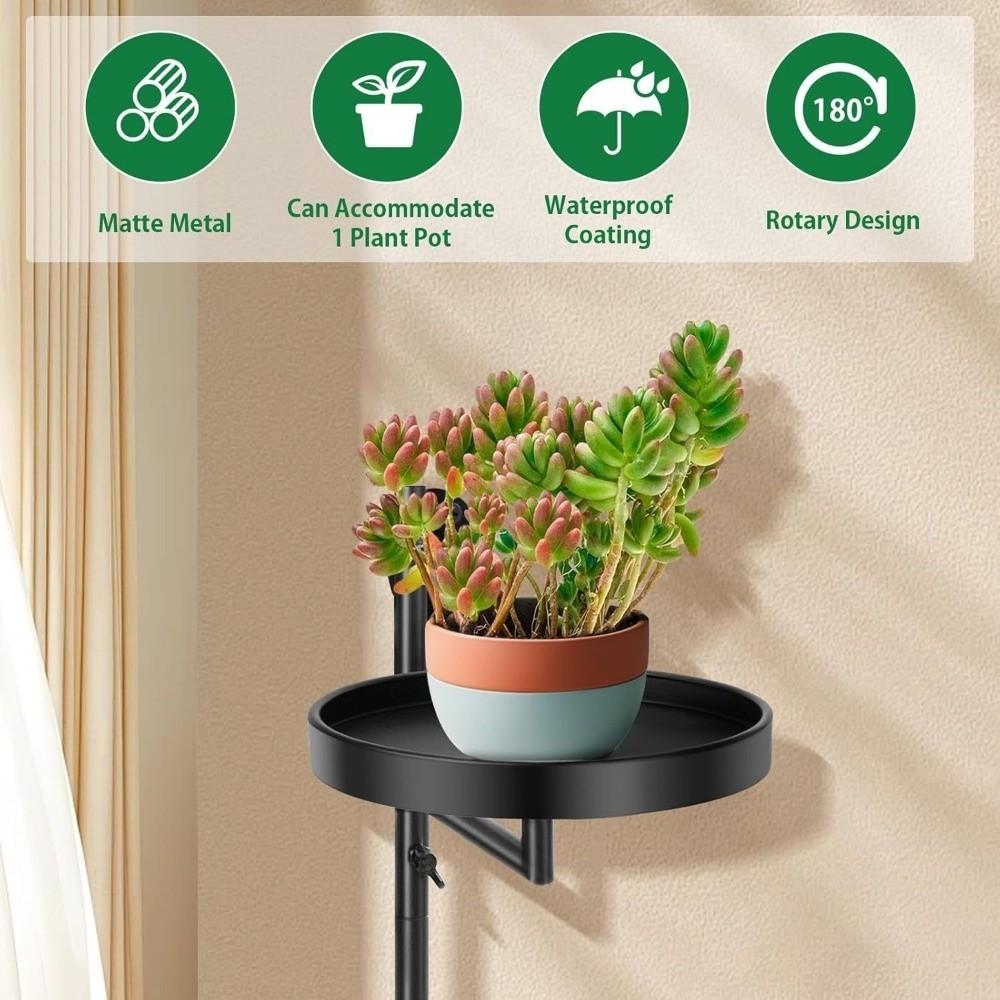 Rotating Window Plants Stand Metal Indoor Plant Shelves New Plant Wall Shelf  Modern Decor