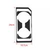 Front Water Cup Holder Cover Trim Decor Frame For Ford F150 2015-20 Carbon Fiber