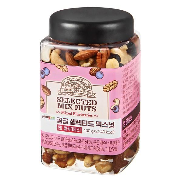 

Gomgom Selected Mixed Nuts and Blueberries, 400g, 1 piece, Korean nuts