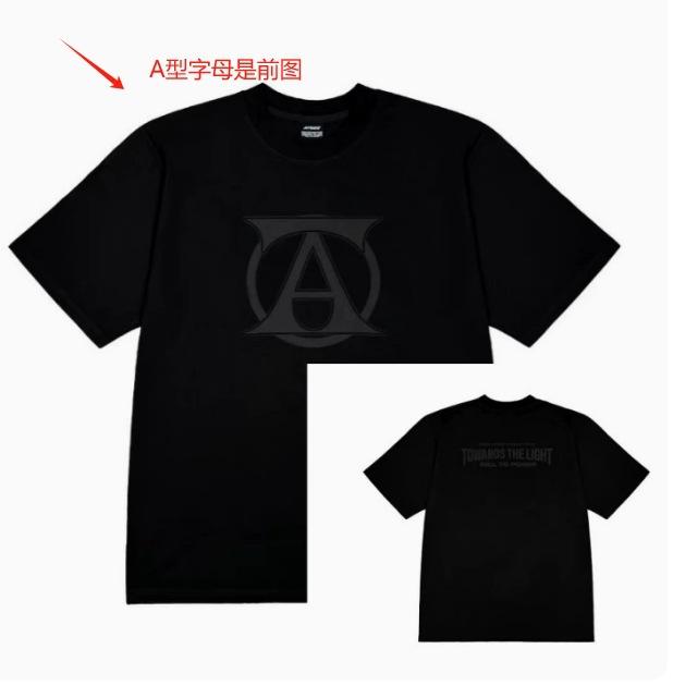 American street style Black head print short-sleeve T-shirt for men and women, loose street hip-hop rapper top
