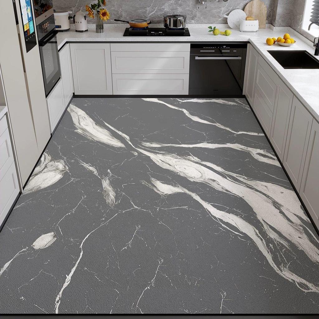 Thickened Kitchen Mat Made of Diatomaceous Earth Material, Absorbent, Non-slip, and Wear-resistant; Can Be Cut To Size and Used for Full Coverage