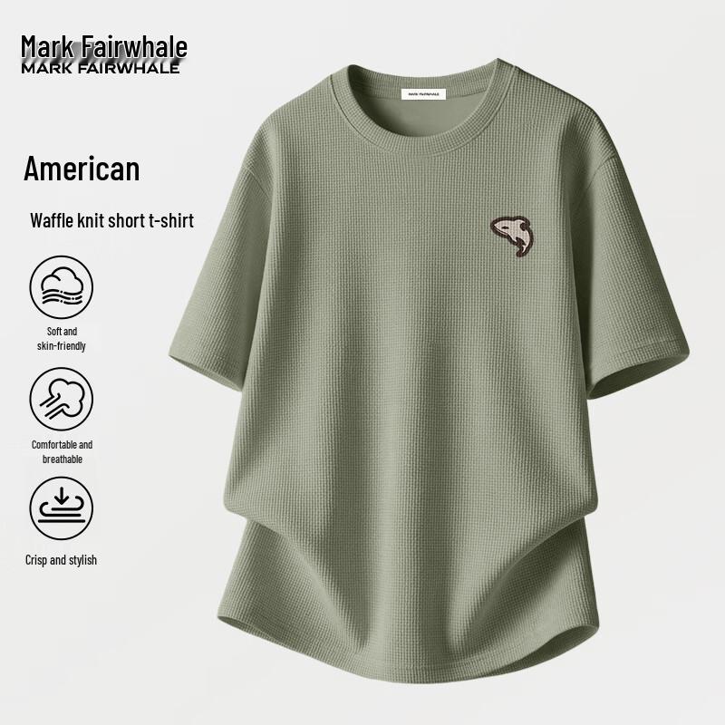 Mark Fairwhale Men s Waffle Knit Short Sleeve T-Shirt 2XL