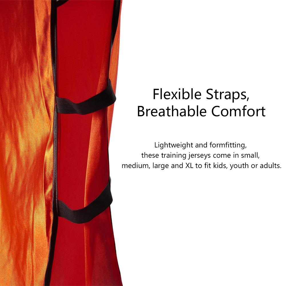 12 Pack Jerseys Bibs Breathable Adults Football Scrimmage Training Vests for Volleyball Soccer