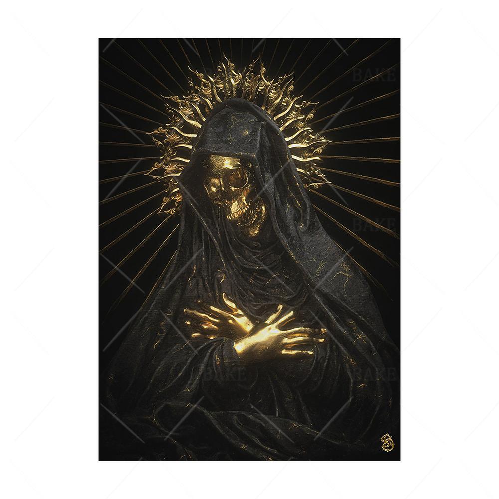 

Плакат и принты Санта Муэрте, святой, смерть, HD Ретро Гондурас Живопись Настенное Искусство Холст Настенные Картины Для Гостиной Домашний Декор 21x30cm No Framed