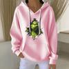Women's Fashion Casual Christmas Angel Print Pullover Long-Sleeve Sweatshirt