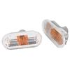 Pair of Side Indicator Light Housing Long Lifespan Scratch Resistant 1J5949117 Replacement for Seat Arosa White