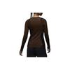 Jordan Sport Contrast Round Neck Quick-Dry Casual Long Sleeve T-Shirt Women Tops Surprise-Cocoa FD7383-259