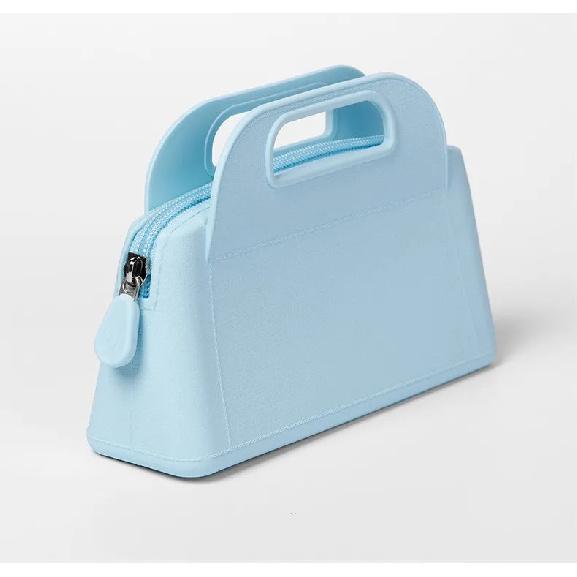 Silicone Handbag Women'S Cosmetic Bag Silicone Zipper Cosmetic Bag Travel Women'S Makeup Brush Holder Organizer Cosmetic Bag