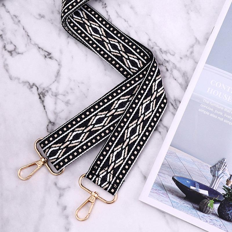 1Pc Polyester/Metal Fashionable Adjustable Multifunctional Shoulder Strap Versatile Luggage Replaceable Bag