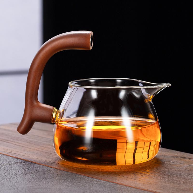 Household Glass Kung Fu Teapot Magnetic Brewing Tool Lazy Automatic Tea Set