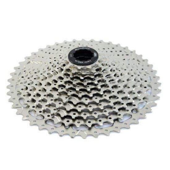 SunRace CSMS8 Kazeta s širokým rozsahem 11 rychlostí Stříbrná 11-46T , , #XTE1382