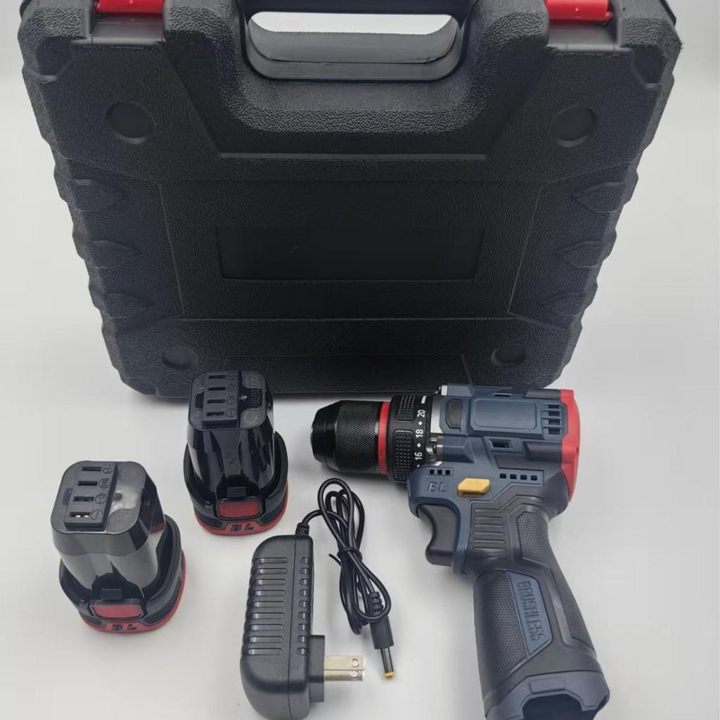 Multi-Functional Brushless Electric Drill & Screwdriver with Lithium Battery