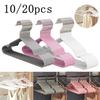 10/20pcs Iron Clothes Hanger Non-slip Coated Metal Suit Hangers Metal Shirt Jacket Hanger with Round Notches for Dress Hangers