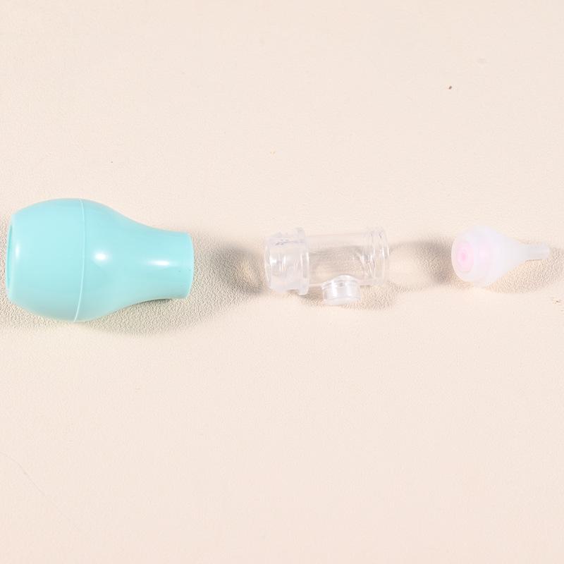 Silicone Anti-Reflux Baby Nasal Aspirator - Soft Toddler Mucus Cleaner, Manual Oral Suction Device