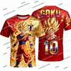 Summer Dragon Ball T Shirt Kids Tops Tee Anime Figures Son Goku Super Saiyan T-shirt Boys T-shirts Children Clothes Short Sleeve