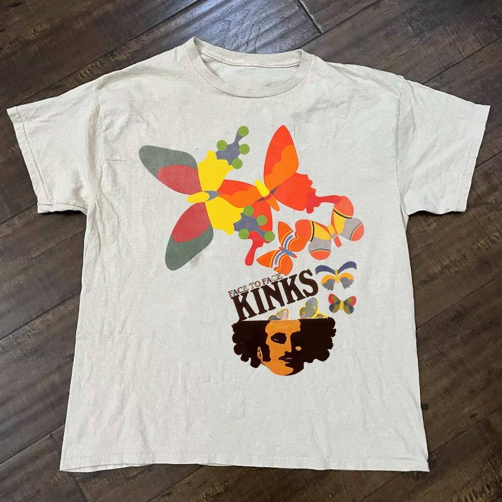 Популярная футболка унисекс The Kinks Concert S-235XL 14D2 XL