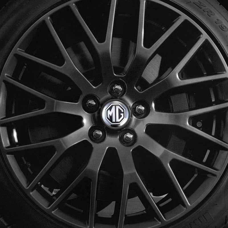 4pcs 56mm Car Aluminum Logo Wheel Center Hub Cap Badge Sticker Accessories For MG 7 6 5 ZS MG4 EV ONE Cyberster HS MG3 EZS GS 3SW