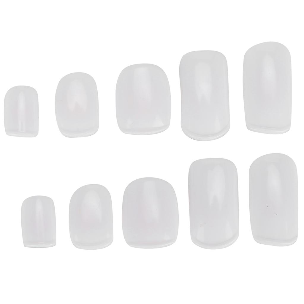 200pcs Practice Training False Hand Nail Tip Novice False Fake Nail Manicure Tool