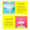 New Plastic Dessert Rack 2/3-Layers White Food Fruit Plate Detachable Candy Snack Tray Table Decoration