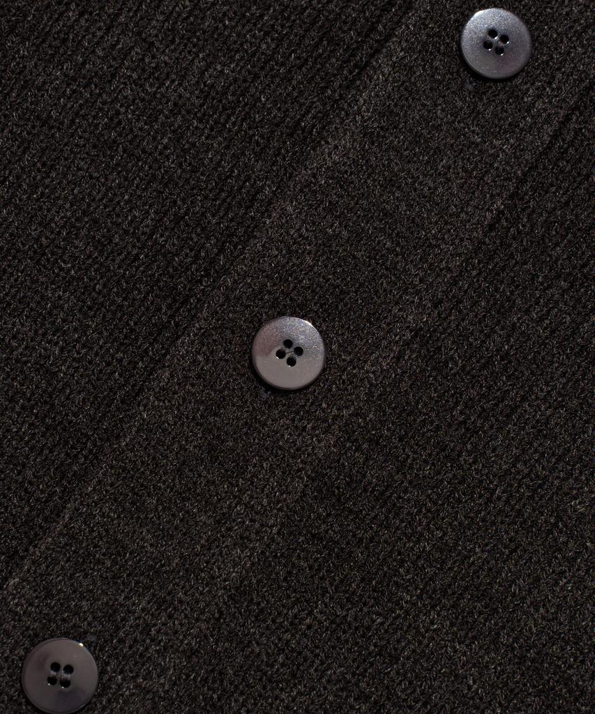 Cargobros Heritage Knit V-Neck Cardigan (Charcoal)
