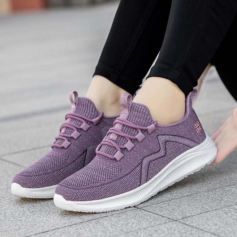 Women's Breathable Soft Sole Casual 2025 Summer New Single Shoe Fitness Shoes Korean Version Fashionable Sports Shoes