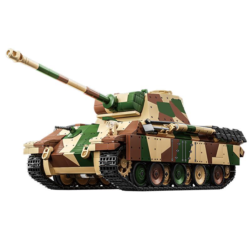 MAUS TANK E-100 Heavy Tank Leopard G-type Tank Building Blocks Toy Creative Toy Series Tank Model DIY Assembly Kit Birthday Gift