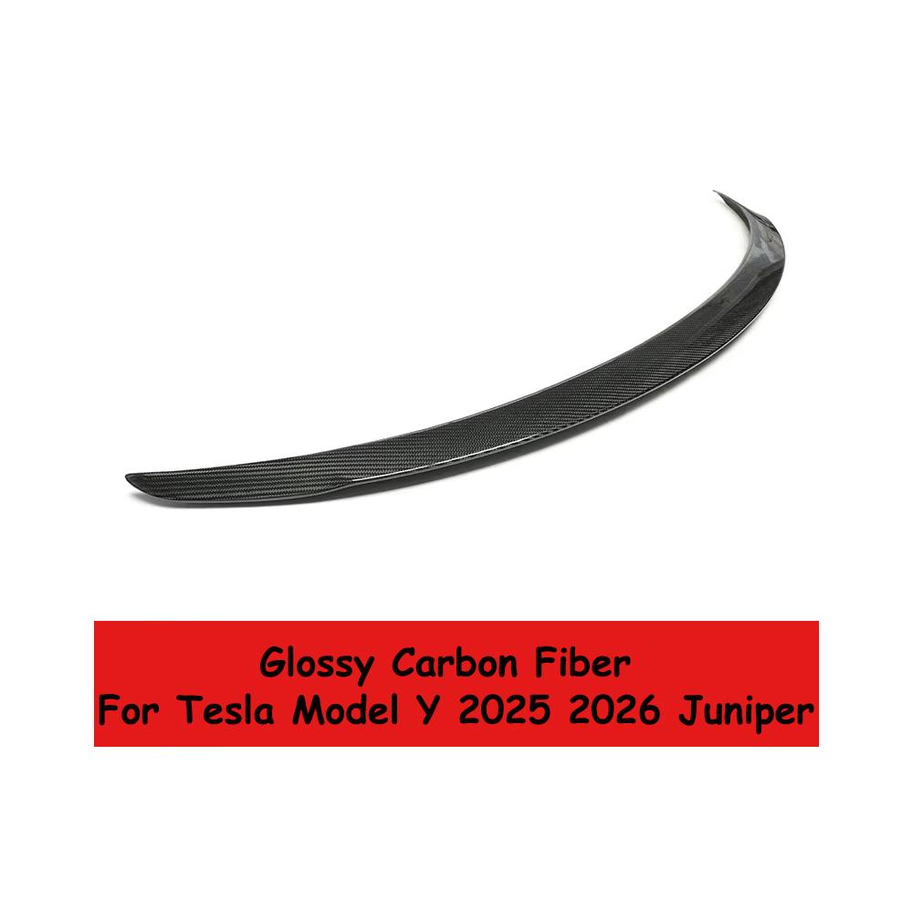For Tesla New Model Y Juniper 2025 2026 High Performance Spoiler Real Carbon Fiber Original Trunk Wing Accessories