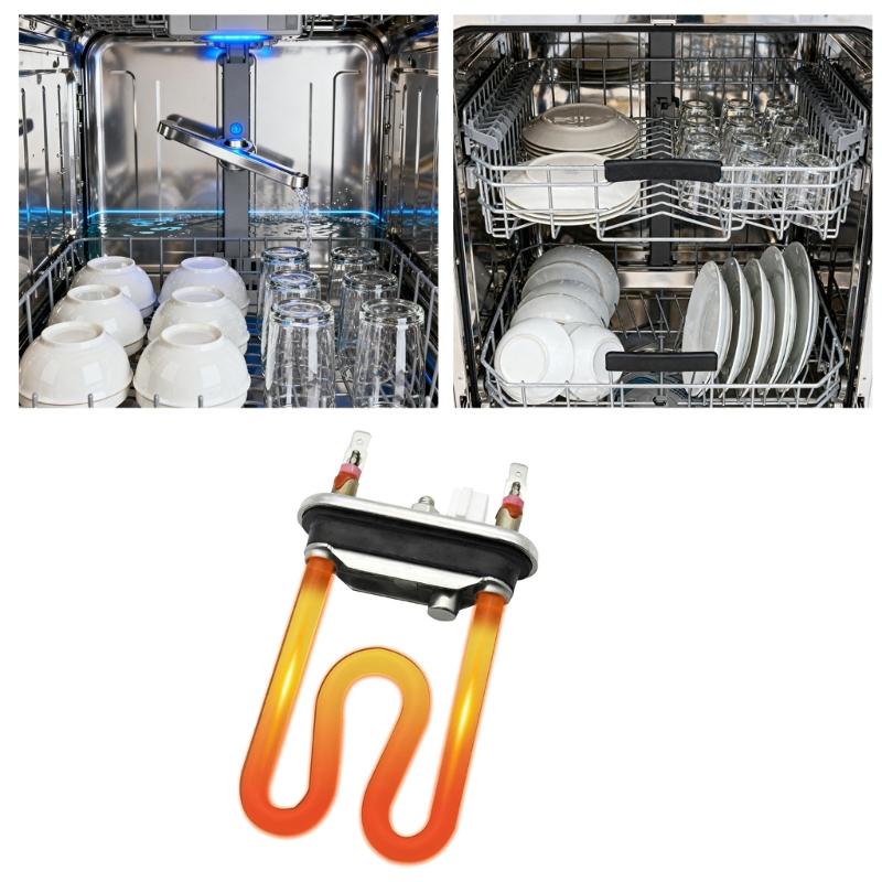 Universal Dishwasher Heating Component Easy Installation Repair Part Replacement Part Suitable for Multiple Models