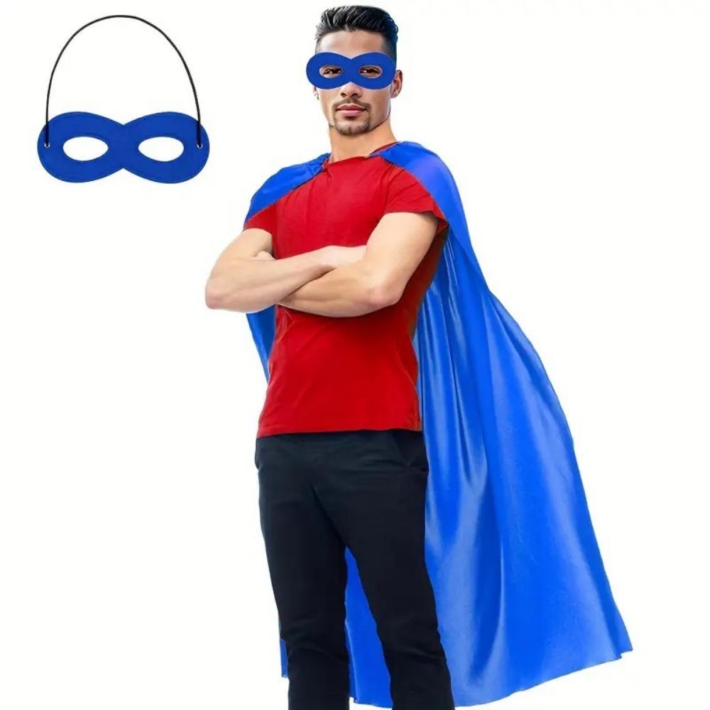 2Pcs/Set Cosplay Costume Halloween Superhero Cloak Halloween Cloak Costume Set  Stage Performance