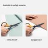 Deli 210mm Ergonomic Anti-Rust Black Blade Scissors