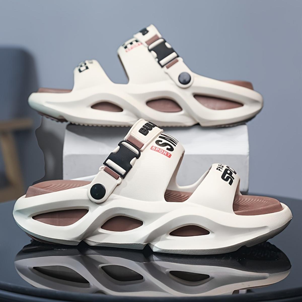 

Мужские и женские летние полутрекинговые сандалии для пляжа, парные модели для походов на открытом воздухе и спорта 44-45 кофейный