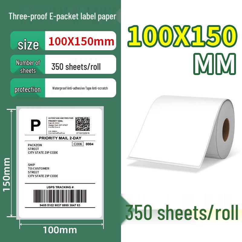 Waterproof Thermal Label Paper for Logistics, Retail, and Hospital Barcode Printing
