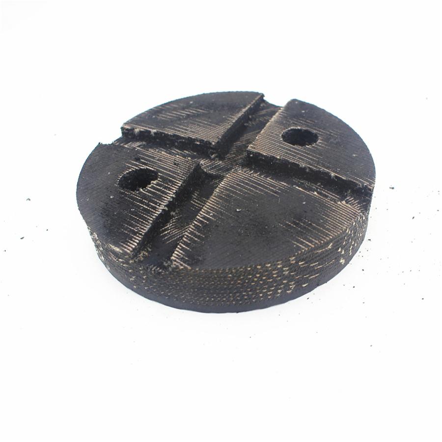 4Pcs Universal Round 120mm Ox Tendon Rubber Arm Pads Lift Pad Rubber Arm Pad Fit For Auto Lift Car Auto Truck Hoist