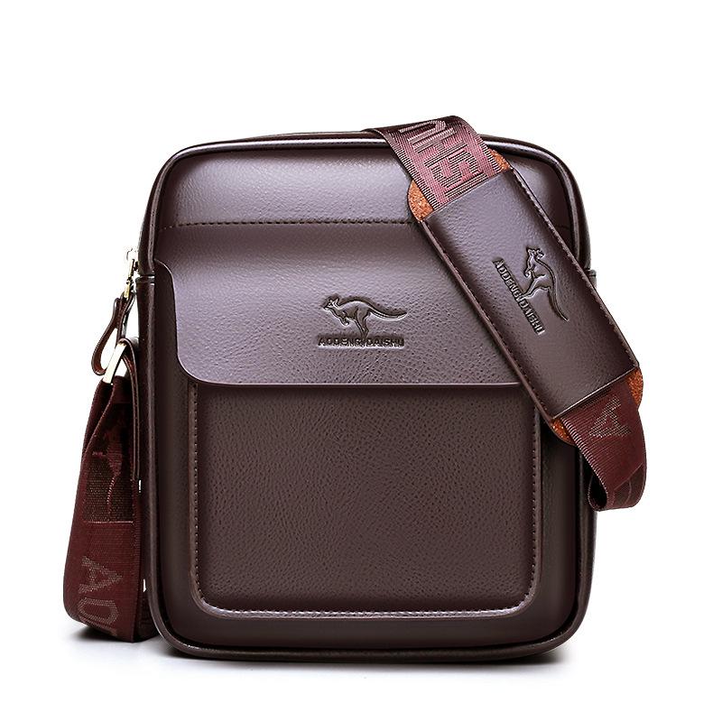 Kangaroo Men's Crossbody Bag - Single Shoulder Bag for Business Travel and Casual Wear