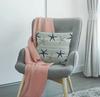 1Pc Coastal Starfish Cushion Cover, Nautical Stripe Print Throw Pillow Case, Beach Home Decor For Sofa Bedroom