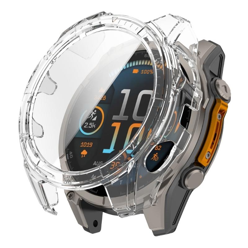 Smartwatch Shell Guard Cover PC Glass Case For 8 51/47/43mm Screen Protector Frame Shell Safe, Quick To Attach & Detach