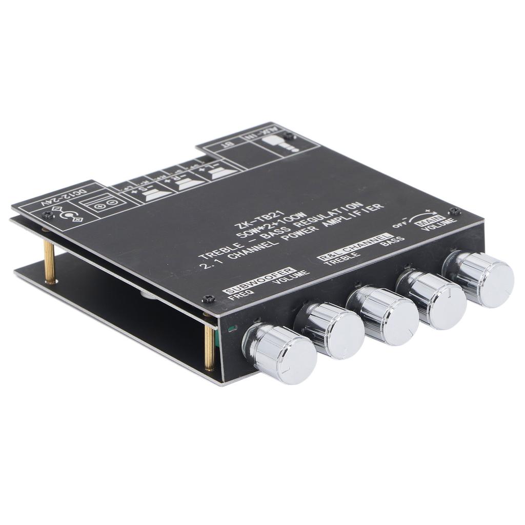 2.1 Channel BT Audio Power Amplifier Module DIY Wireless Speaker Digital Power Amplifier Board DC12‑