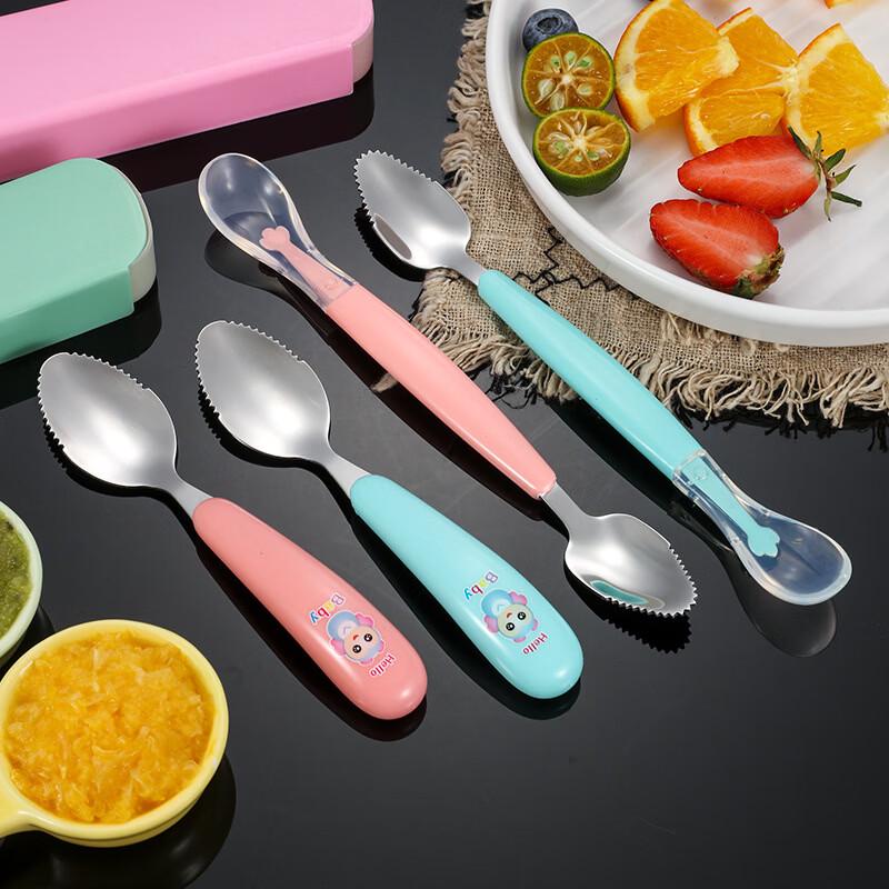 Portable Dual-Head Fruit Spoon