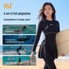 361° Damen Langarm Rash Guard & Hose Badeanzug Set