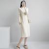 Robe tricotée ample à col semi-haut pour femme Automne/Hiver 2025