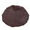 Bar Stool Round Cover PU Leather Stretch Water Proof Elastic Round Barber Shop Chair Cover Coffee Color