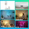 Aurora Projection Lights LED Remote Control Night Light Water Ripple Projection Lamp Bedoom Home Decoration Colorful Table Lamps