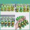 Bunter PVC Ninja Turtles Schlüsselanhänger Entzückender Silikon Taschenanhänger für Kindergeschenke