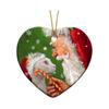 Joyful Acrylic Santa Claus And Cat Decorative Hanging Ornament For Christmas Cheer