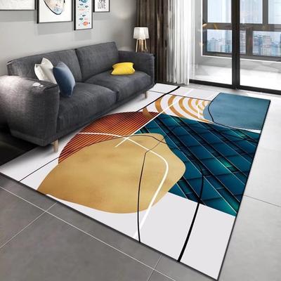 Nordic Geometric Minimalist Light Luxury Rug: Bedroom, Bay Window, Bedside, Coffee Table, Sofa, Stain-Resistant