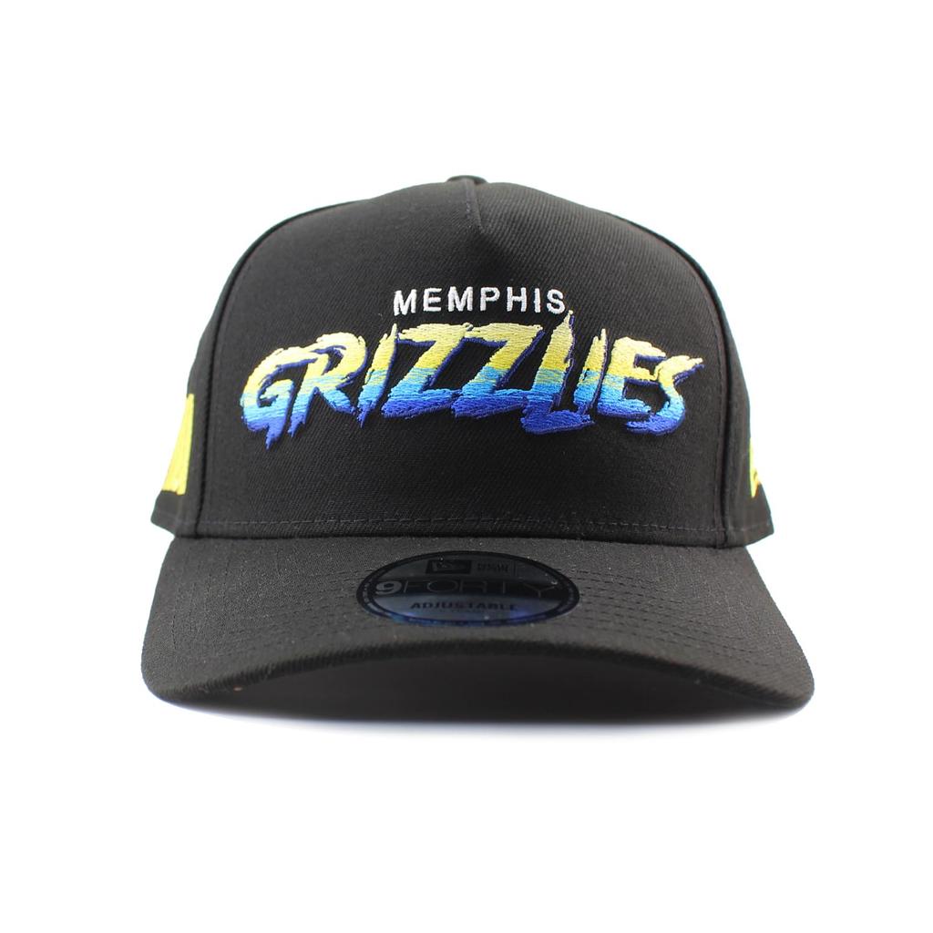 [New Era] Cap 9FORTY Memphis Grizzlies NBA A-FRAME SNAPBACK CAP BLACK MEMPHIS GRIZZLIES Basketball 940 Hat AF A-Frame [Used]